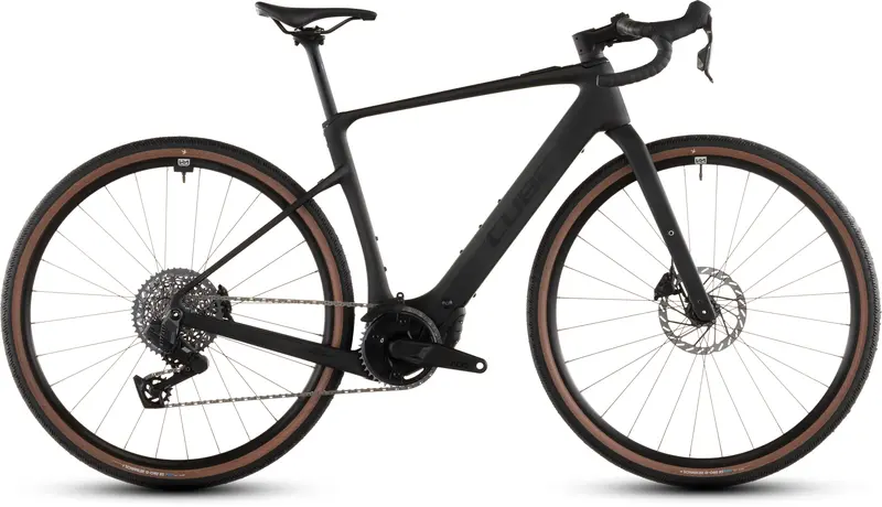 Cube Nuroad Hybrid C:62 Exc 400X Electric Gravel Bike – Blackline, 2026 1