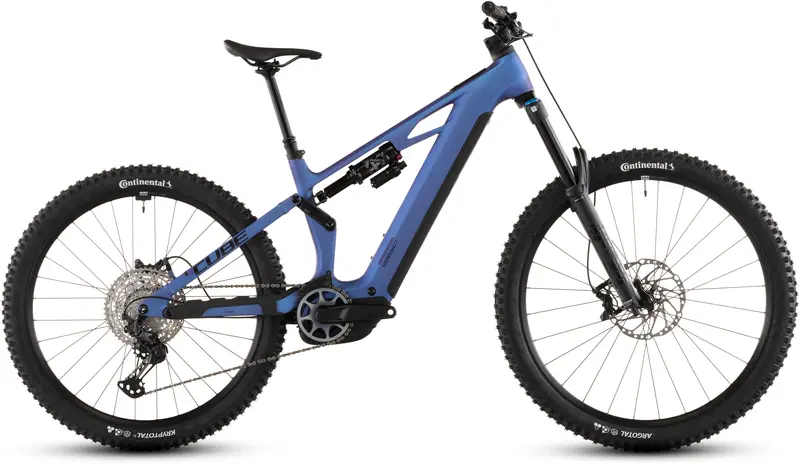 Cube Stereo Hybrid One77 Hpc Slx 800 Electric Carbon Full-Suspension Bike – Blue Iris, 2026 Model 1