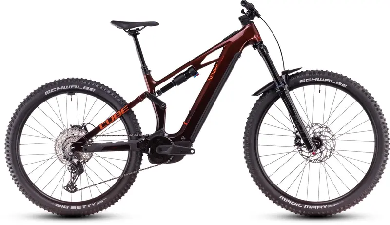 Cube Stereo One77 Hpc Race 800 Electric Full-Suspension Mountain Bike – Liquid Orange (2025) 1