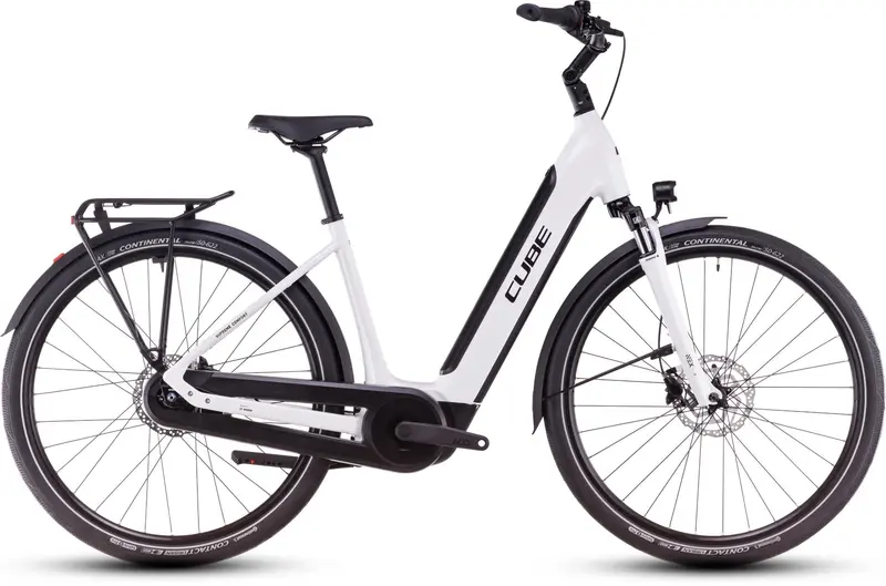 Cube Supreme Hybrid Comfort One 500 E-Bike 2025 – Metallic White 1