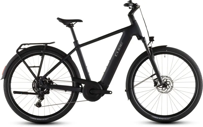 Cube Touring Hybrid One 600 E-Bike – Coal Black, 2026 Model 1