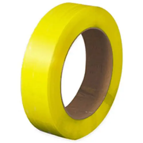 Cwc Polypro Hand-Grade Strapping – Yellow, 1/2" × 9000', 350-Lb Tensile Strength (16×6 Core) 1