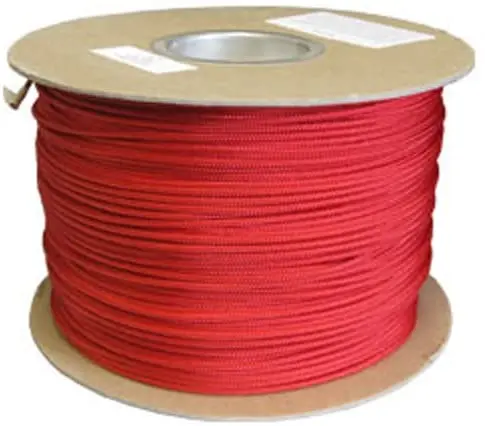 Cwc Red Braided Polyester Fishing Rope – Soft Lay, 0.110" × 500 Yards 1