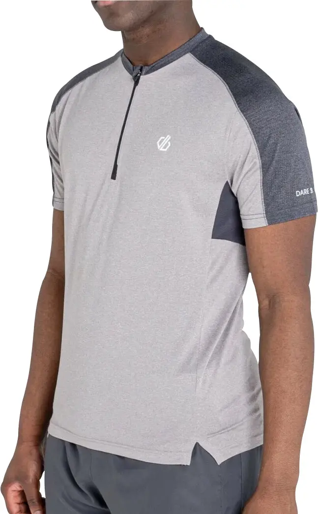 Dare2B Aces Ii Men'S Half-Zip Training Top In Grey 1