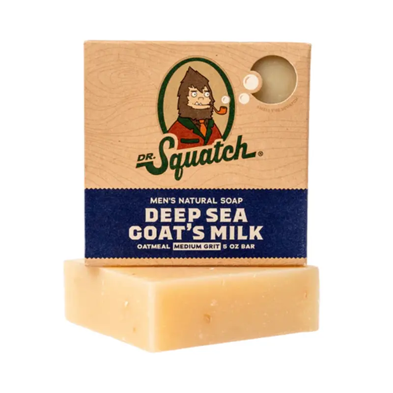 Deep Sea Goat’S Milk Natural Bar Soap By Dr. Squatch For Men – Nourishing 1.39 Oz 1