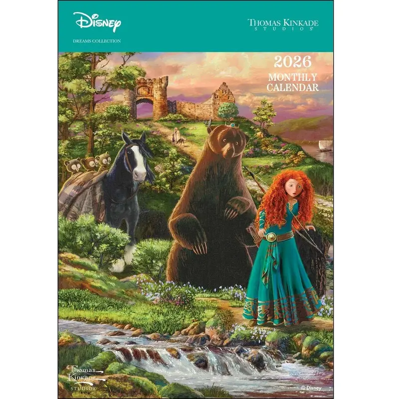 Disney Dreams Collection By Thomas Kinkade 2026 Pocket Planner – 12-Month Calendar 1