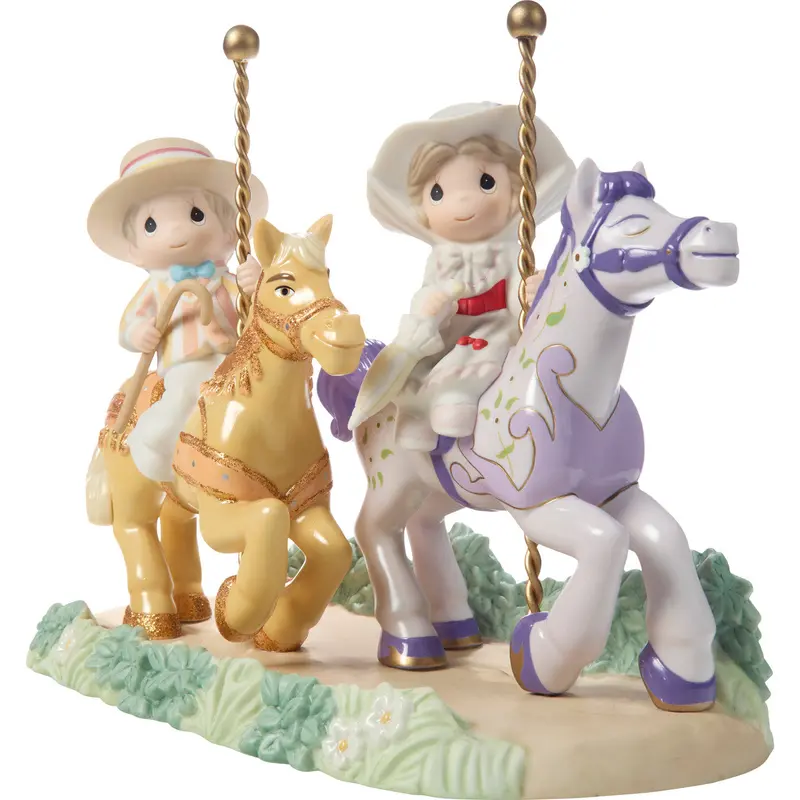 Disney Precious Moments Mary Poppins & Bert Carousel Figurine – Limited Edition 1