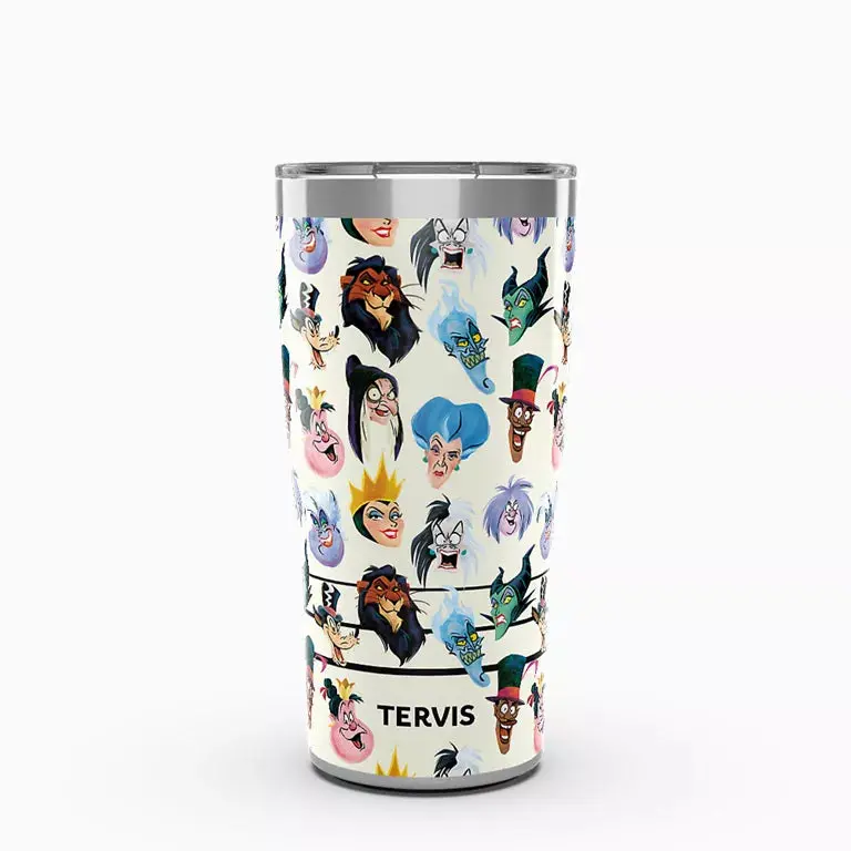Disney Villains Portrait Tumbler – 20 Oz Double-Walled Stainless Steel With Slider Lid 1