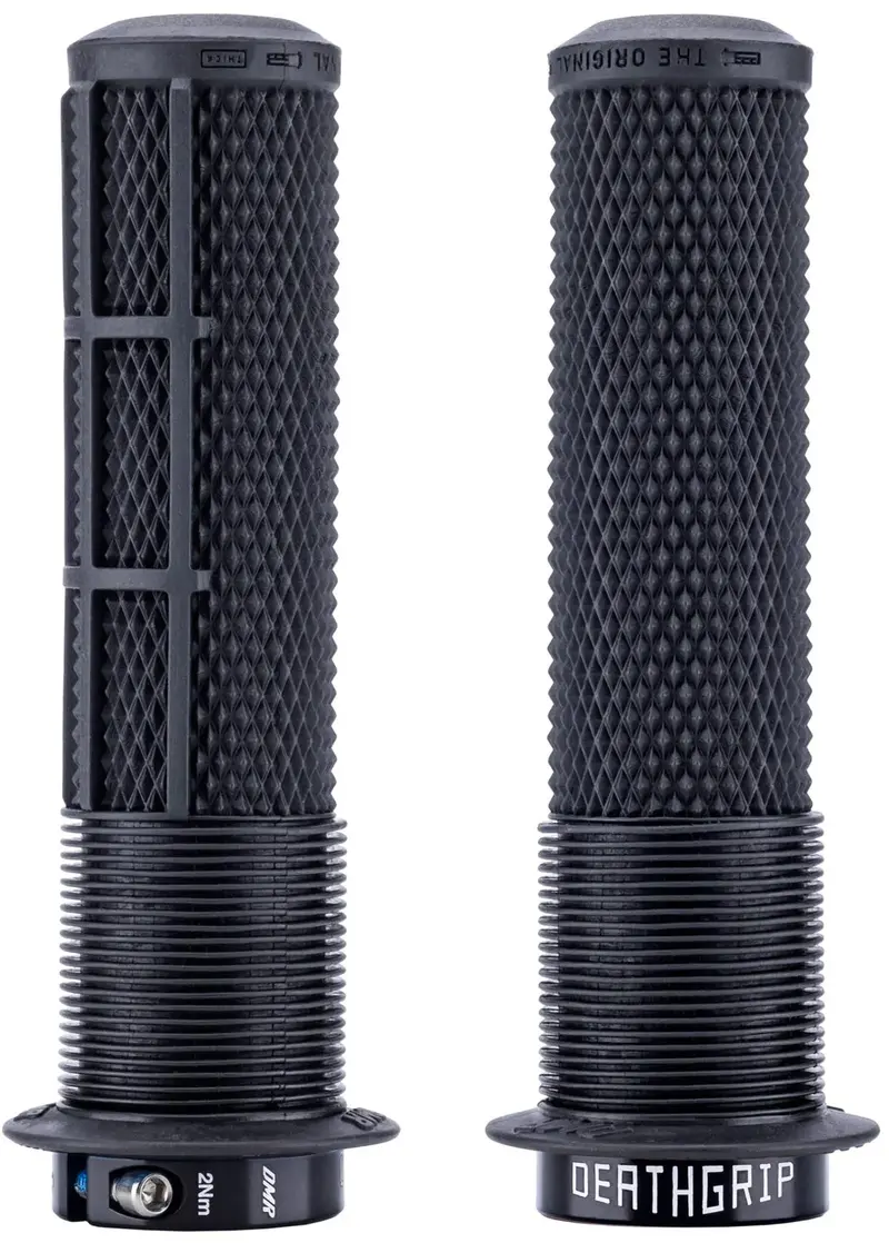 Dmr Deathgrip 2 Grips – Flanged, Thin Profile, Matte Black 1