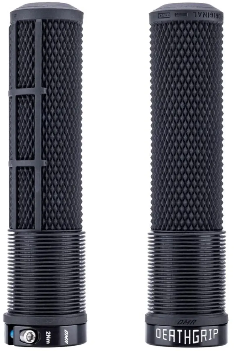 Dmr Deathgrip 2 Grips – Flangeless, Thick Profile, Matte Black 1