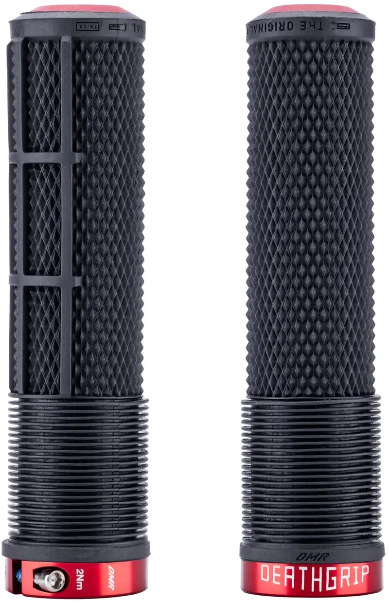 Dmr Deathgrip 2 Race Grips – Flangeless, Extra-Thick, Matte Black 1
