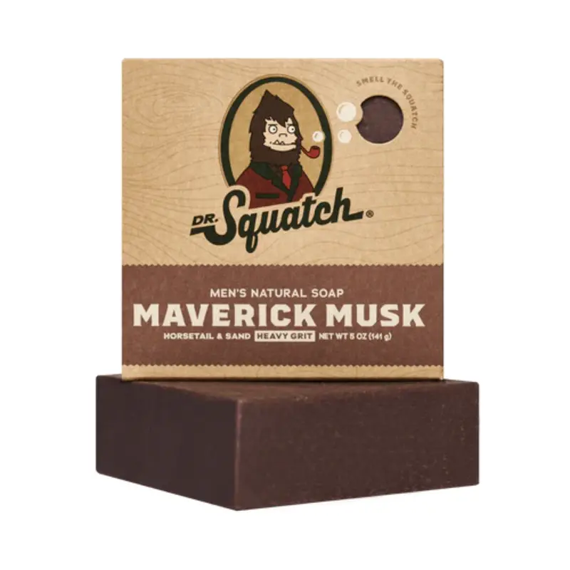 Dr. Squatch Maverick Musk All-Natural Men’S Bar Soap – 1.39 Oz 1