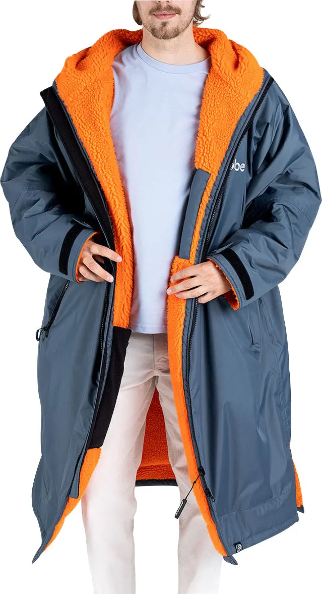 Dryrobe Advance Adult Long Sleeve Changing Robe – Charcoal Grey 1