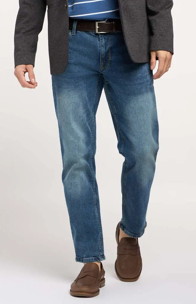 Duane Straight-Fit Stretch Denim Jeans By Dkny 1