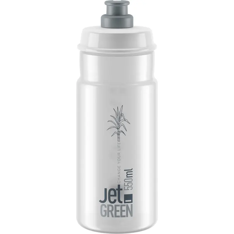 Elite Jet Green 550Ml Insulated Cycling Water Bottle – Clear 1
