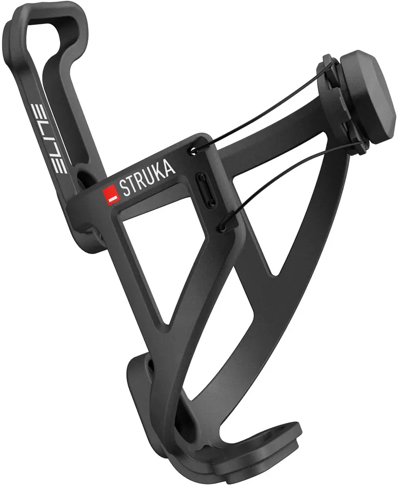 Elite Struka Micro-Adjust Black Cycling Bottle Cage 1