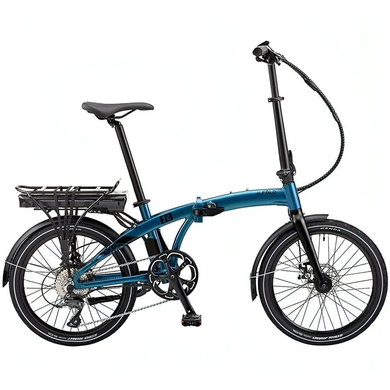 Ezego Fold Ex-Demo Electric Folding Bike – Teal 1
