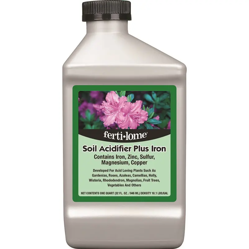Fertilome Soil Acidifier With Iron For Acid-Loving Plants – 32 Oz Bottle 1