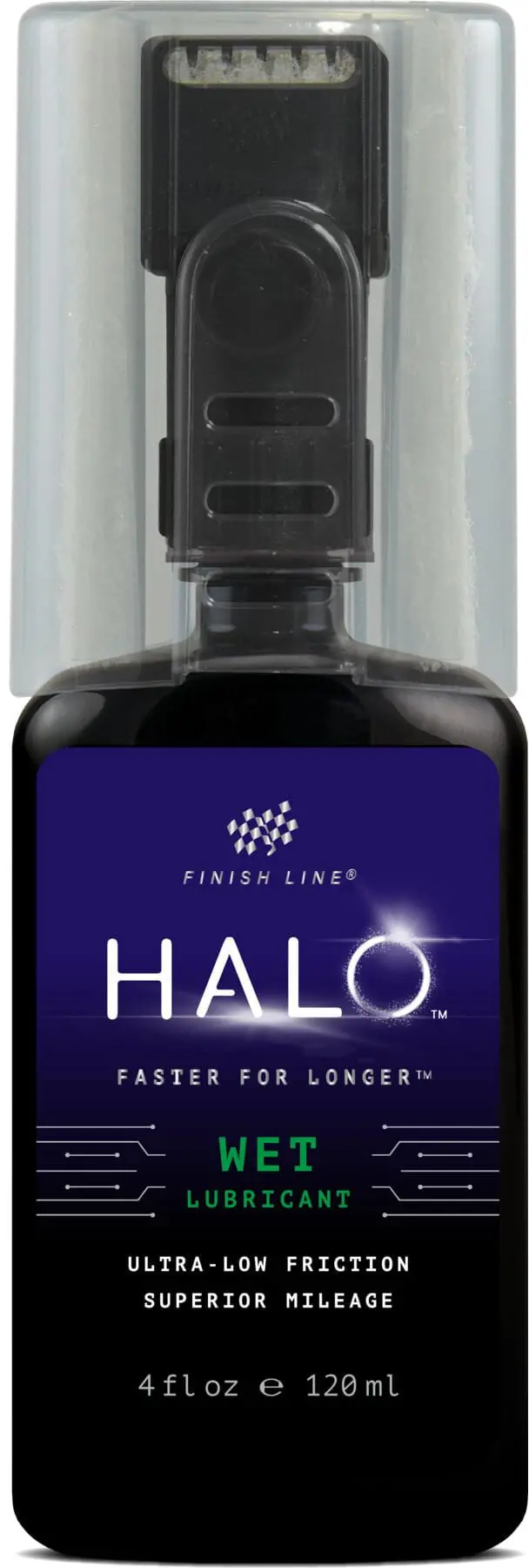 Finish Line Halo Wet Chain Lubricant – 120Ml Bottle With Smart Luber Applicator 1