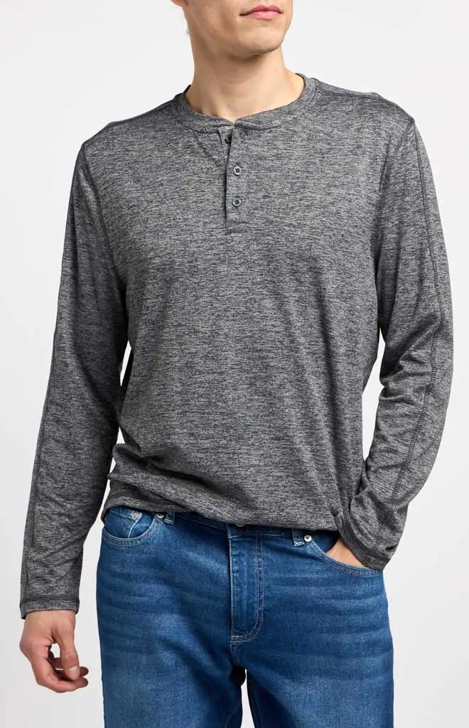 Flag & Anthem All-Day Performance Long-Sleeve Henley Shirt 1