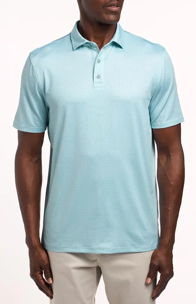 Flag & Anthem Camarillo Performance Polo – Short Sleeve, Geo Dot Print 1