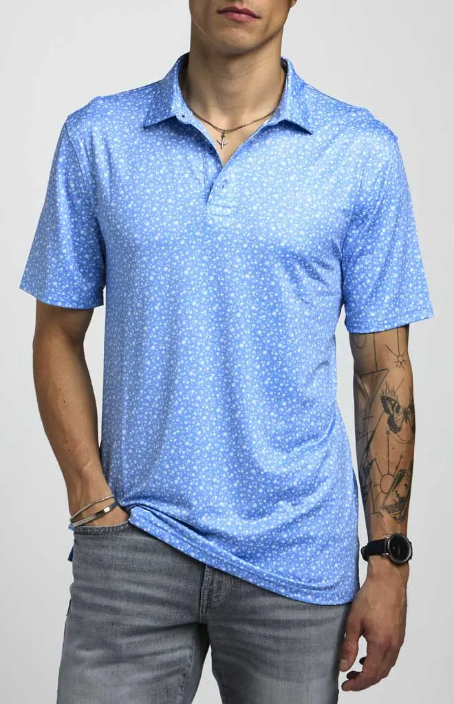 Flag & Anthem Hilldale Floral Performance Polo 1