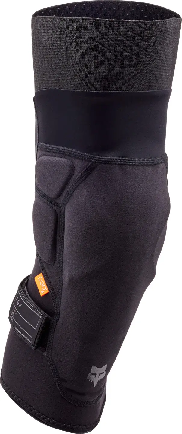 Fox Launch Cycling Knee Guards – Durable Black Protective Gear For Riders 1