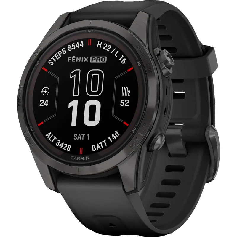 Garmin Fenix 7S Pro Sapphire Solar Gps Multisport Watch With Hrm – Graphite Grey 1