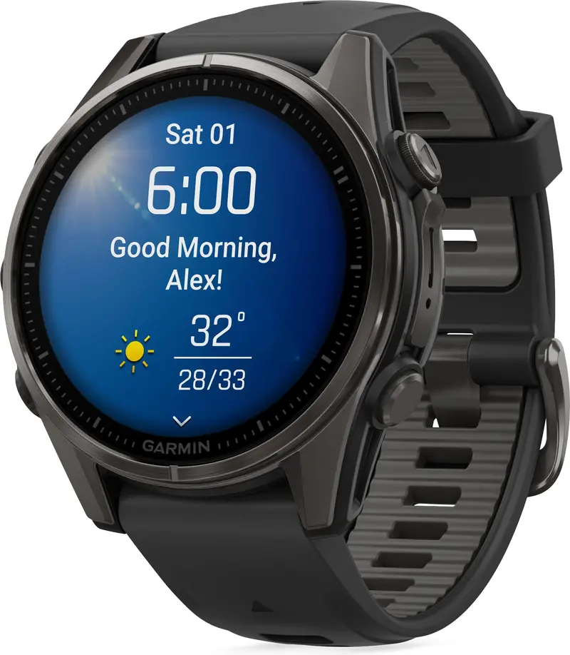 Garmin Fenix 8 Grey 43Mm Amoled Sapphire Multisport Watch With Gps And Hrm 1