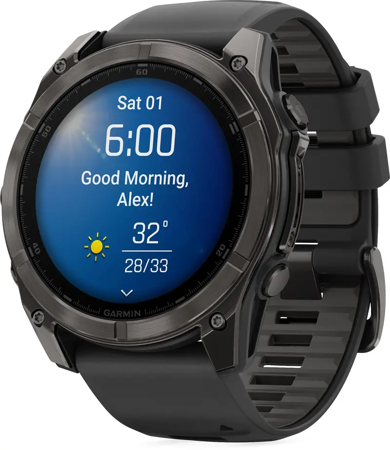 Garmin Fenix 8 Grey 51Mm Amoled Sapphire Multisport Watch With Gps And Heart Rate Monitoring 1
