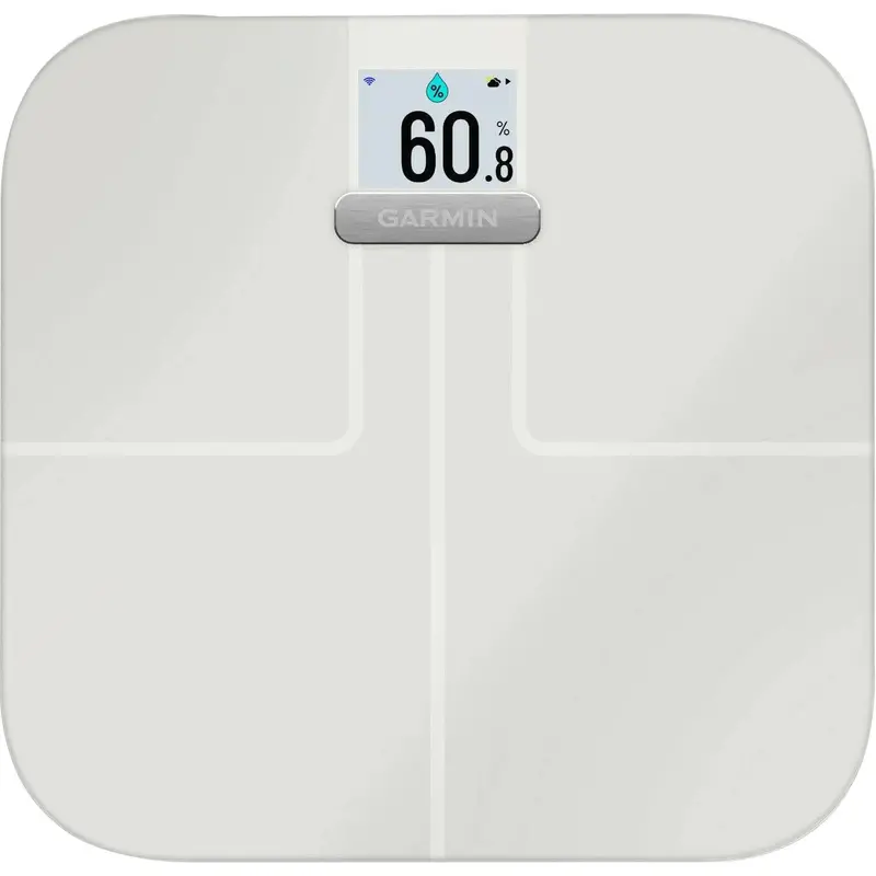 Garmin Index S2 Smart Scale – White Bluetooth Body Composition Monitor 1