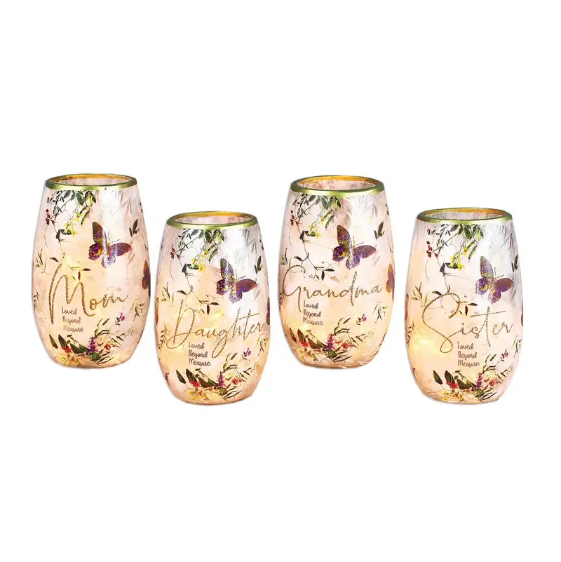 Generation Love Pre-Lit Vase – Personalized Options: Mom, Daughter, Grandma, Sister (5.25") 1