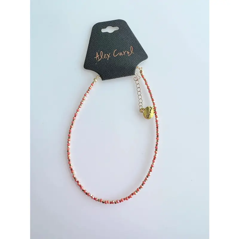 Gold Ball Bead Bracelet By Alex Carol – Water-Resistant Everyday Jewelry 1