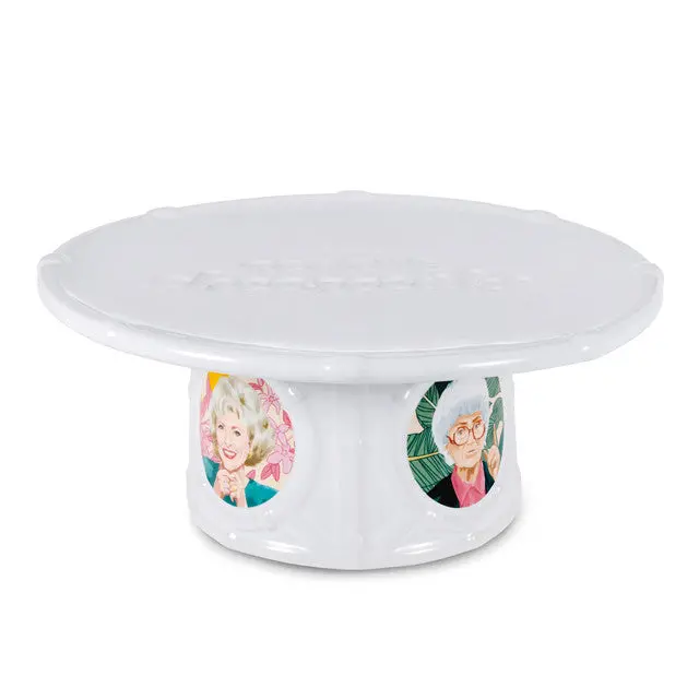 Golden Girls 'Get The Cheesecake' Themed Cake Stand – Hallmark Collectible 1