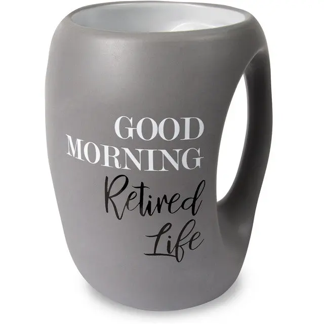 'Good Morning, Retired Life' 16 Oz Insulated Hand Warmer Mug 1