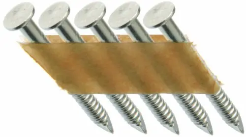 Grip Rite Prime Guard Max Stainless Steel Joist Hanger Nails — 33-Degree Paper Tape, 1-1/2" × .148", 1,500 Per Box 1
