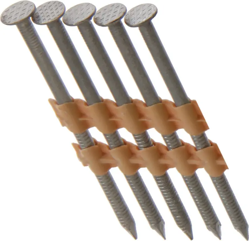 Grip-Rite Prime Guard Maxc62879 Stainless Steel Framing Nails — 2-Inch X .113-Inch Ring Shank, 20–22-Degree Plastic Strip, 1000 Per Box 1