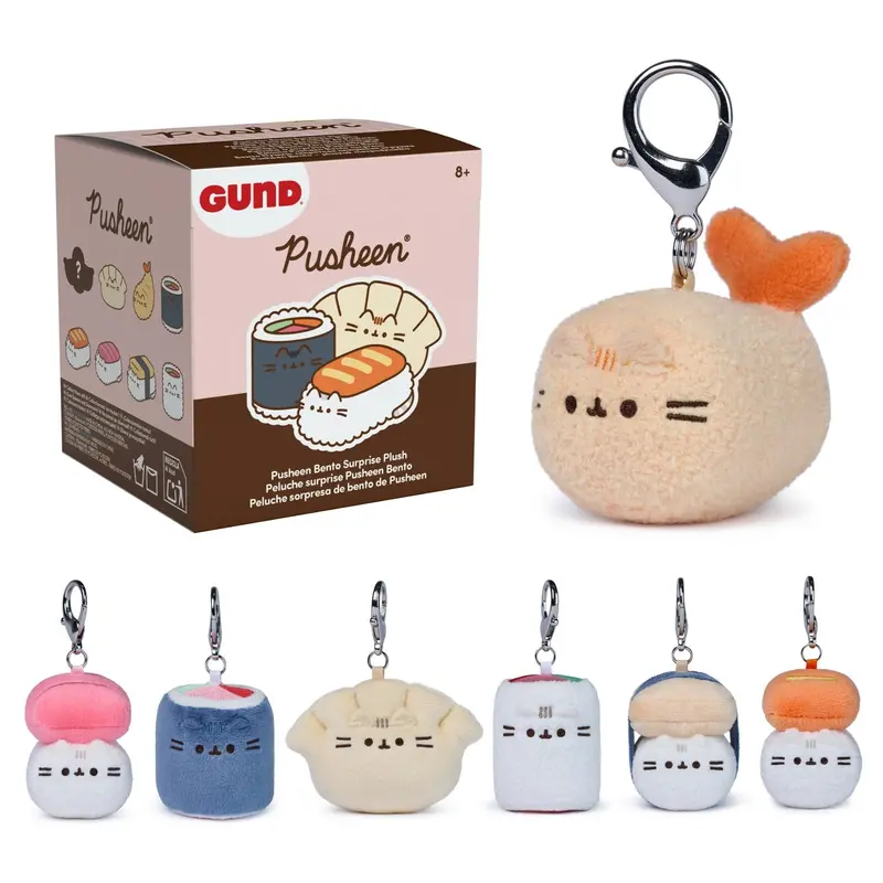 Gund Pusheen Bento Surprise Blind Box Plush – 3" Mini Collectible 1