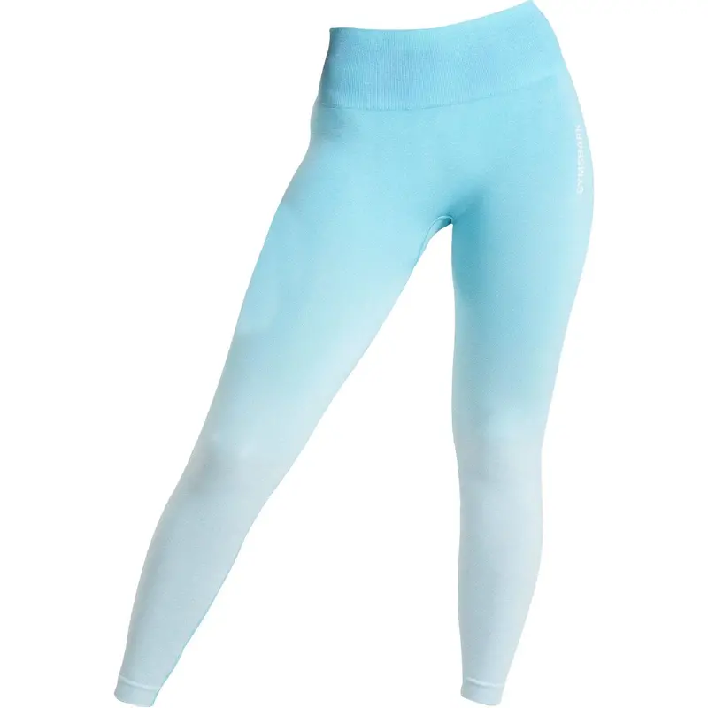 Gymshark Adapt Ombre Seamless Long-Length Training Tights – Ocean Blue 1