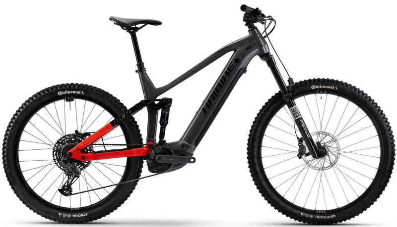 Haibike Allmtn 4 2026 Electric Full-Suspension Mountain Bike – Gloss Silver 1
