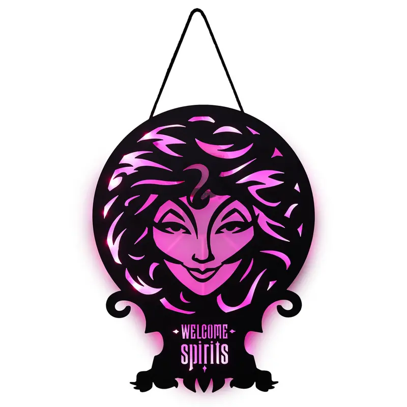 Hallmark Disney Haunted Mansion Madam Leota Lighted Wall Hanging Sign – 11X16 Inches 1