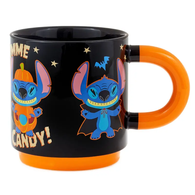 Hallmark Disney Stitch Halloween Mug – 15 Oz Ceramic Drinkware 1