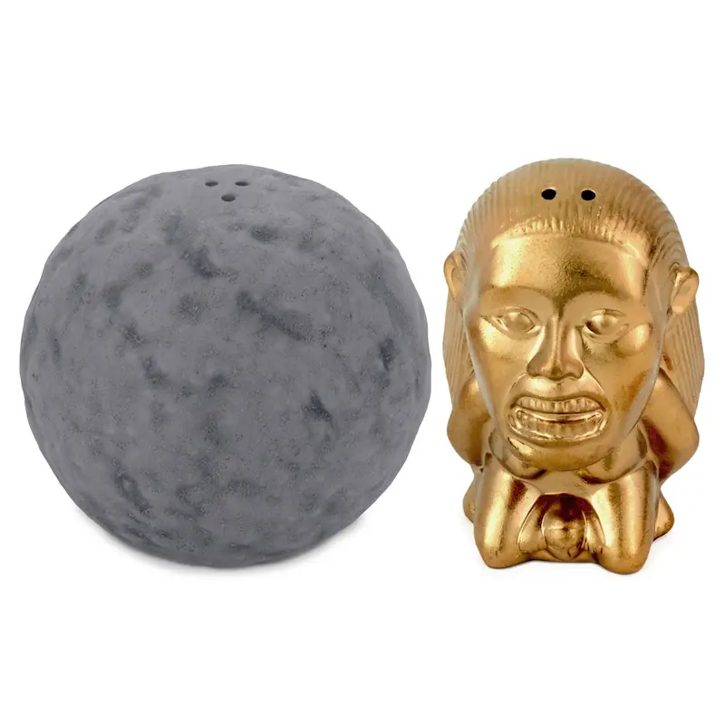 Hallmark Indiana Jones Boulder & Idol Salt And Pepper Shakers (2-Piece Set) 1