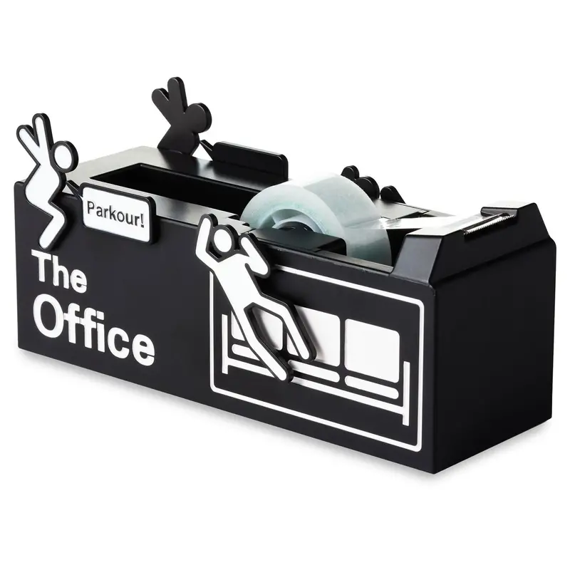Hallmark The Office Parkour Tape Dispenser – Sound-Activated Desk Accessory 1
