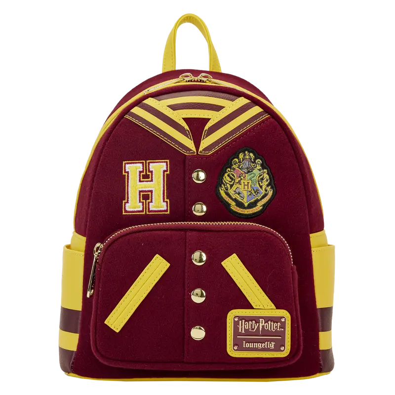 Harry Potter Hogwarts Crest Varsity-Style Mini Backpack 1