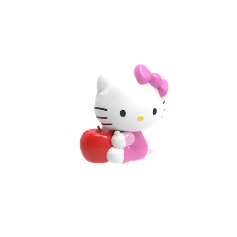 Hello Kitty Apple Salt & Pepper Shaker Set – Ceramic Kitchen Duo With Pink Accents 1
