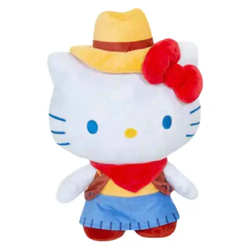 Hello Kitty Cowgirl Standing Plush – Sanrio Collectible (9.5") 1