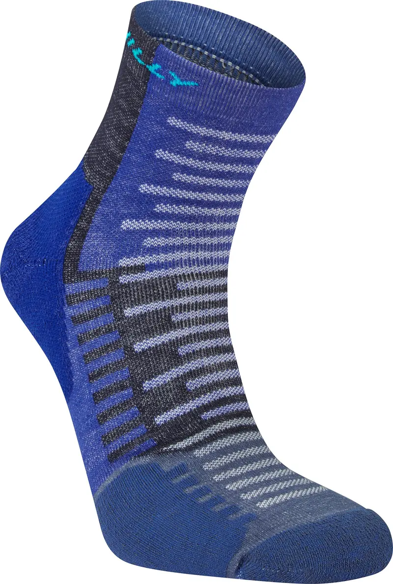 Hilly Active Anklet – Blue Low-Rise Running Socks 1