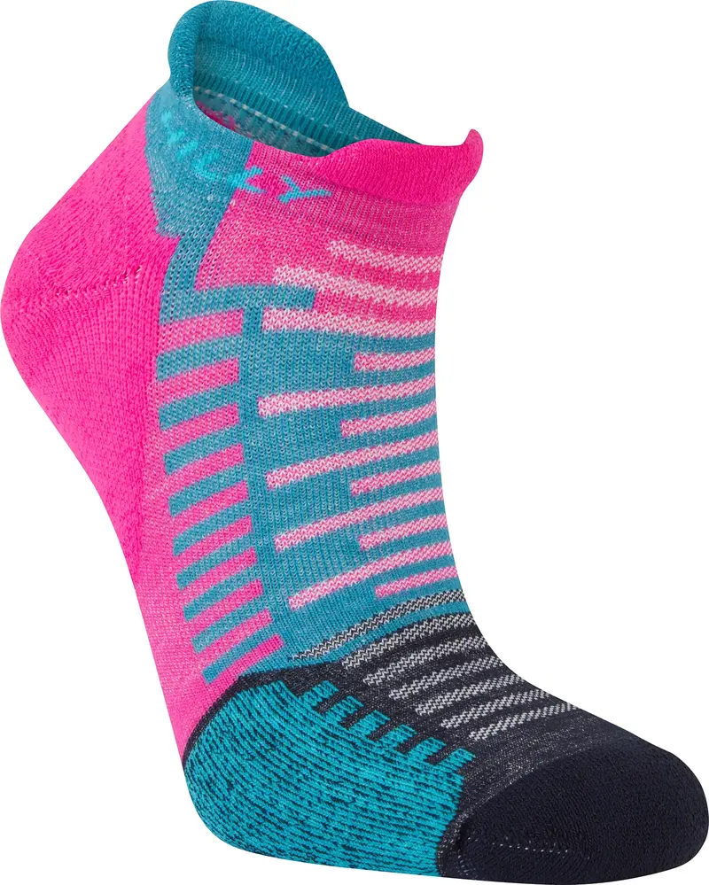 Hilly Active Socklet – Pink Minimalist Running Socks 1