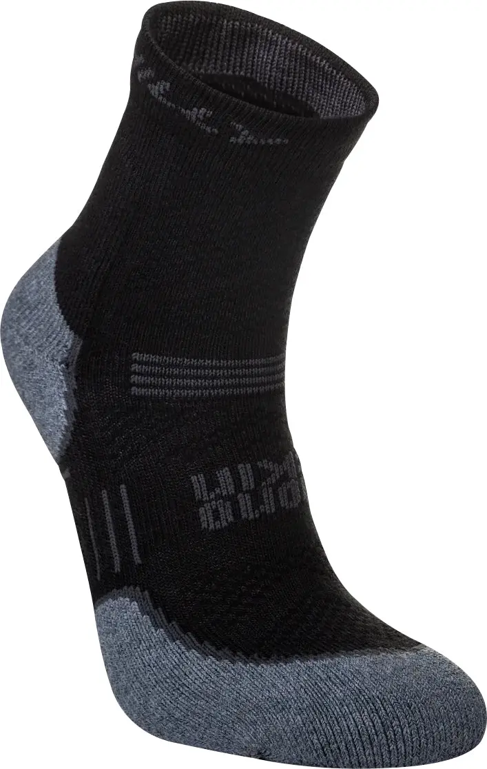 Hilly Supreme Max Cushioned Anklet Running Socks In Black 1
